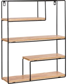 STILISTA Raft de perete,lemn deschis 40 x 49,5 x 11,5 cm