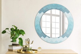 Oglinda rotunda rama cu imprimeu Modelul cizmarului