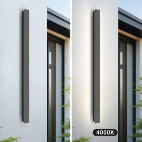 Brilagi - Aplică de exterior LED LINEAR, 22 W, 230 V, 4000 K, IP65, antracit