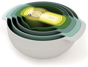 Set 9 boluri universale Joseph Joseph Nest Opal