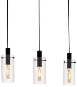 Eglo 97367 - Lustră pe cablu MONTEFINO 3xE27/60W/230V