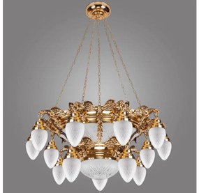 Kemar OW150 - Candelabru OURO EAGLE 15xE27/60W + 6xE27/100W, 230V