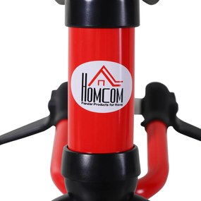 HOMCOM Bicicletă pentru copii cu pedale 2 în 1, roți și pedale detașabile, roți de 12" cu înălțimea șeii reglabilă pentru copii de la 2 la 5 ani, oțel roșu | Aosom Romania