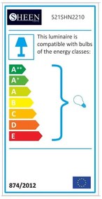 Veioză aurie cu abajur din metal (înălțime 58 cm) Can – Opviq lights