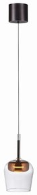 Pendul LED Smart cu Telecomanda, CCT, Sticla, Cupru, Q-KON