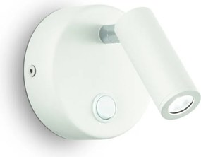 Aplica moderna, directionabila LED PAGE AP ROUND BIANCO 142586