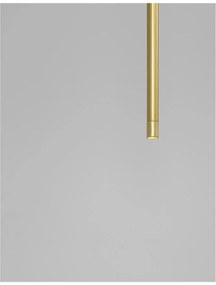 Pendul LED design liniar ELETTRA auriu