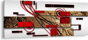 Tablou cu abstracție (120x50 cm)