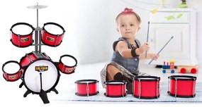 Set tobe de jucarie cu scaun, visiniu