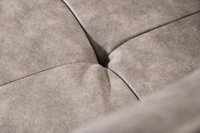 Set de 2 scaune elegante cu cotiere confortabile Loft, vintage taupe