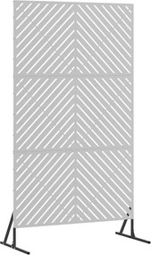 vidaXL Ecran de intimitate Gri 100 x 50 x 180 cm Oțel