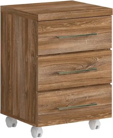 Noptiera GENT, stejar stirling, PAL laminat, 42x38x60 cm
