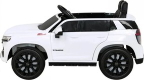 Masinuta Electrica cu acumulator pentru copii NOVOKIDS™ Chevrolet Tahoe SUV, Roti din Cauciuc EVA, Max 25 kg , Usi cu deschidere , 3 Viteze, Lungime