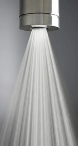 🚿 Coloana de duș freestanding SILIA, pentru grădină sau baie (interior/exterior), finisaj oțel șlefuit – Cod NQS_F4GM