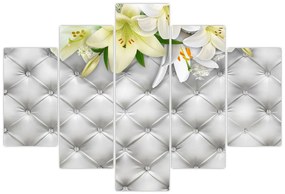 Tablou cu flori de crin (150x105 cm)