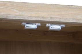 Comoda TV, natur, din lemn de ulm reciclat, Elowen