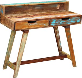 vidaXL Birou, lemn masiv reciclat