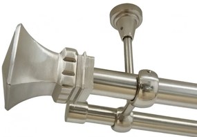 Galerie fara inele verona tavan 25/19 mm inox (Alege marime: 140 cm)