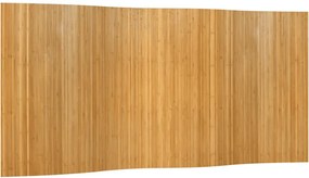 vidaXL Paravan de cameră, natural, lățime 400 cm, înălțime 165 cm, bambus