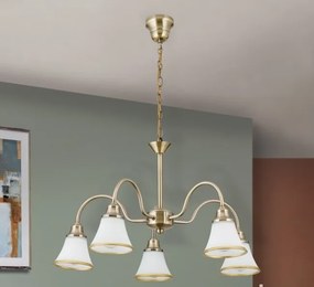 Candelabru stil clasic cu 5 brate Maja LU 1700/5 Patina OR