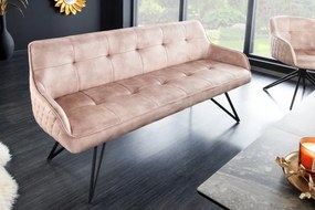 Bancheta cu aspect retro Euphoria 160cm, greige