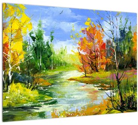 Tablou - Peisaj - pictură (70x50 cm)