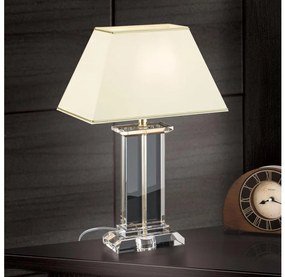 Orion LA 4-1202 - Lampă de cristal de masă VERONIQUE 1xE27/60W/230V crem/auriu