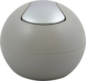 Coș de gunoi taupe din plastic 1 l Bowl Matt – Spirella