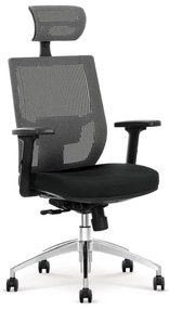 Scaun de birou ELMIR negru/gri