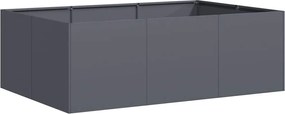 vidaXL Jardinieră Antracit 120x80x40 cm Oțel