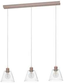Lustră pe cablu COPLEY 3xE27/40W/230V Eglo 43632