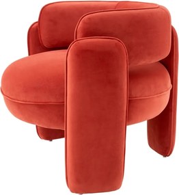 Scaun modern design LUX Chaplin, Savona orange