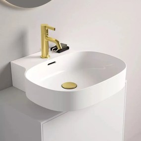 Lavoar suspendat Ideal Standard Atelier Linda-X cu orificiu baterie si preaplin 50 cm alb lucios