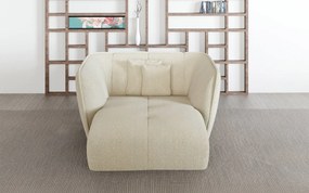 Chaise lemn masiv longue Malina, 148 × 81 × 180 cm