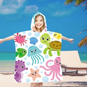 Poncho de copii SPLASH colorat