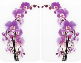 WENKO 2521433500 - Capac pentru placă ABDECKPLATTE - Flori/Plante 30x52 cm multicolor