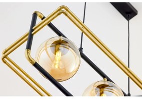 Lustră pe cablu Jupiter 2027 FIORI 3xG9/10W/230V negru/auriu/bej