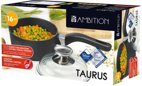 Cratita cu capac 16cm, 1.4L, invelis Teflon™ Platinum Plus, Taurus