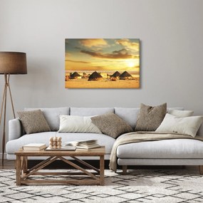 Tablou - Colibe în deșert (90x60 cm)