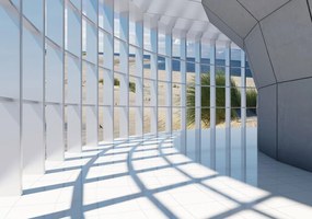 Fototapet - Mal - tunel (152,5x104 cm)