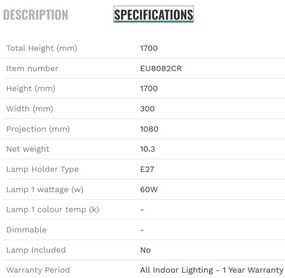 Lampadar/Lampa de podea cu brat articulat Goliath