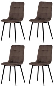 Set de scaune de sufragerie CT-281 BR4, 4 buc.