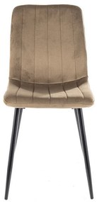 Scaun de bucaterie Elen Velvet, măsline