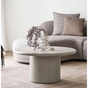 Măsuță de cafea crem rotundă ø 80 cm Nagano – House Nordic