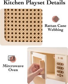 Bucatarie copii din lemn Mocha