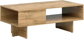 Masuta cafea ZELE, stejar wotan, PAL laminat, 120x60x46 cm