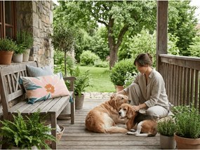 Perna decorativa IMPRIME MARNA 30x50 cm, colorată