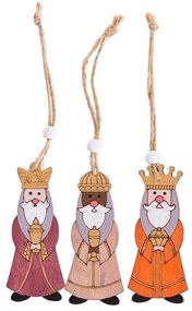 Ornamente de Crăciun 3 buc. Three Kings – Casa Selección