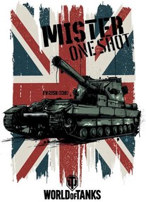 Ilustrație World of Tanks - Mister One Shot - Union Jack, WOT