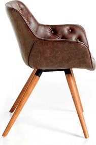 Scaun tapitat design italian Mink AC 4073-F3229